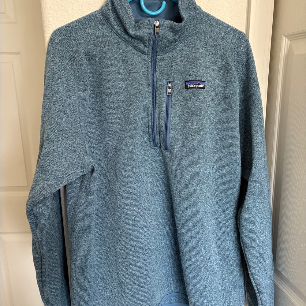Patagonia Blue Quarter-Zip Pullover